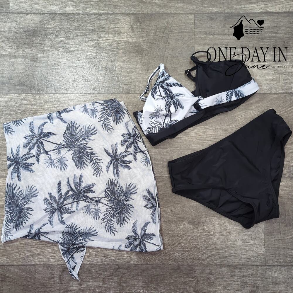 Aleumdr 3 Piece Bikini Swimsuit Size 11-12Y